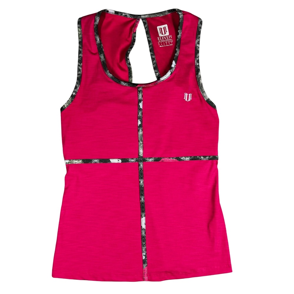 Eleven By Venus Williams Athletic‎ Tank Top Racerback Activewear Hot Pink S